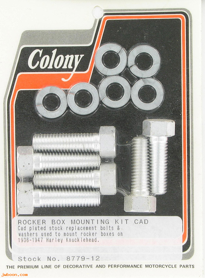 C 8779-12 (    4348 / 4354): Rocker box mounting kit, stock - EL, FL '36-'47, in stock, Colony