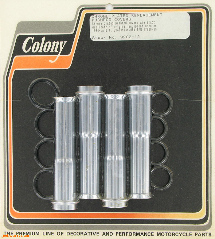 C 9202-12 (17938-83): Pushrod covers, lower - Evo 1340cc '84-'99. XL '86-'90, in stock