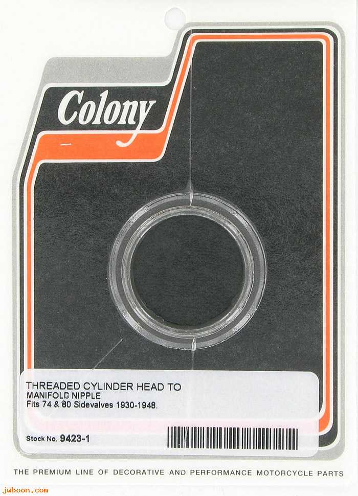 C 9423-1 (27039-37 / 1112-37): Cylinder to manifold nipple (1) - Flatty UL 37-48,in stock,Colony