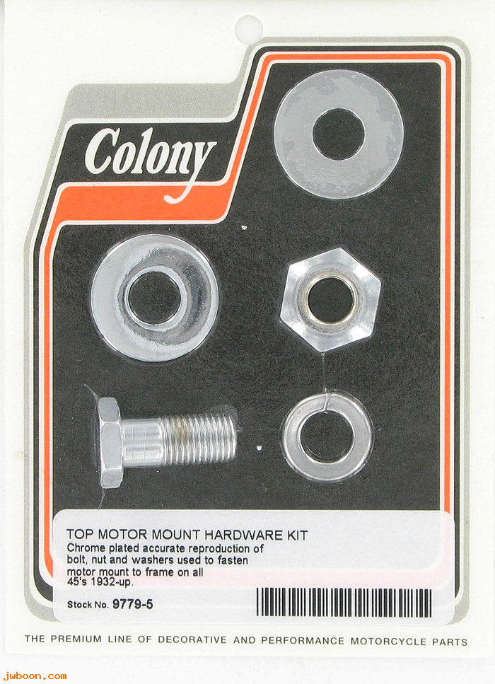 C 9779-5 (    4620 / 7859): Top motor mount kit - Flathead VL, 750cc '30-'73, in stock Colony