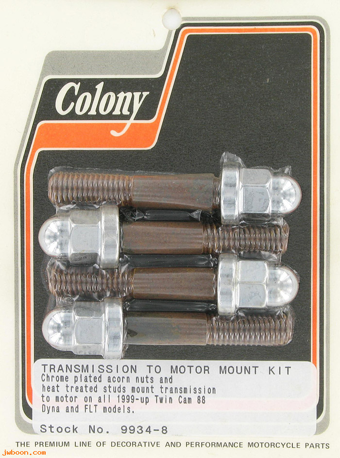 C 9934-8 (): Transmission to motor mount kit, acorn - FLT 99-06.FXST 00-06