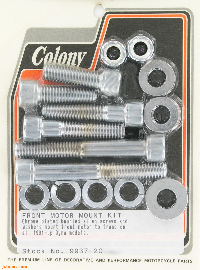 C 9937-20 (): Front motor mount kit, knurled Allen, in stock Colony - Dyna '91-