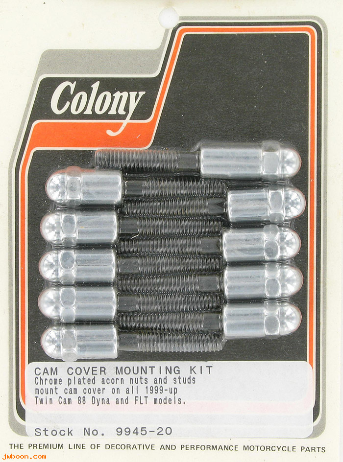 C 9945-20 (): Cam cover mounting kit, acorn - Twin Cam 88, in stock Colony
