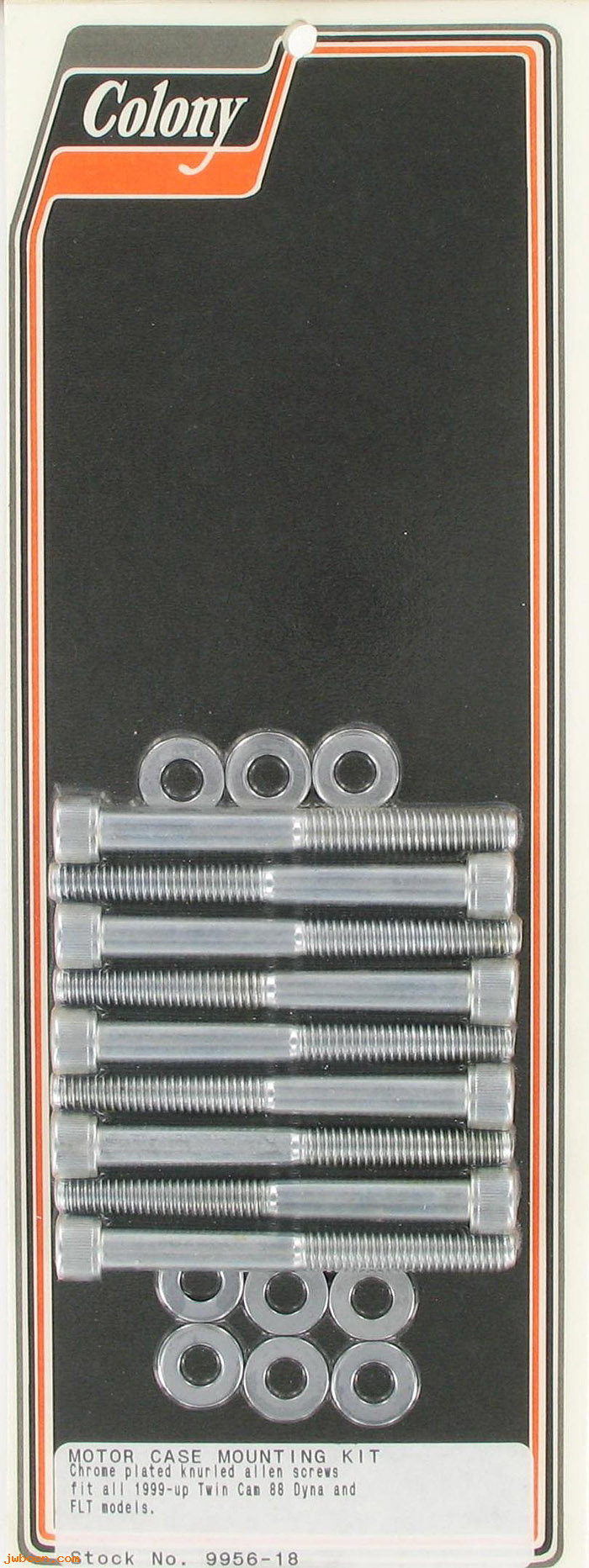 C 9956-18 (): Motor case mounting kit, knurled Allen - Twin Cam 88, in stock