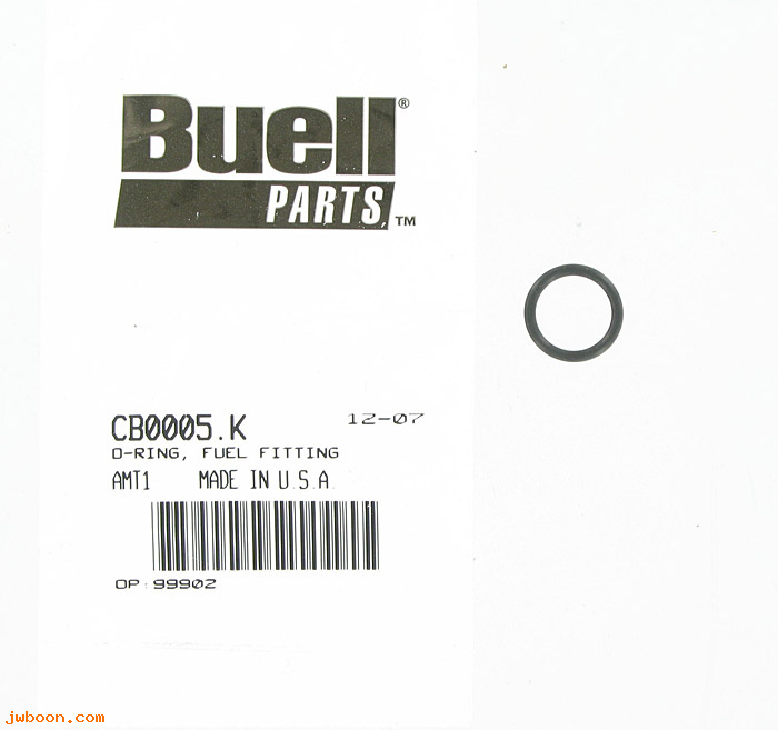   CB0005.K (11134Y): O-ring, fuel fitting - NOS