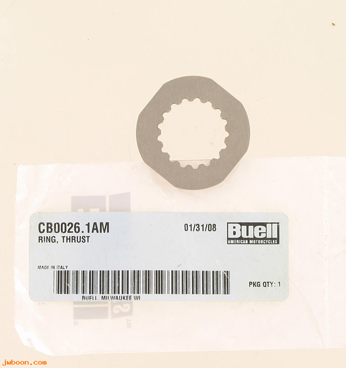   CB0026.1AM (CB0026.1AM): Thrust ring, clutch hub - NOS - Buell 1125R