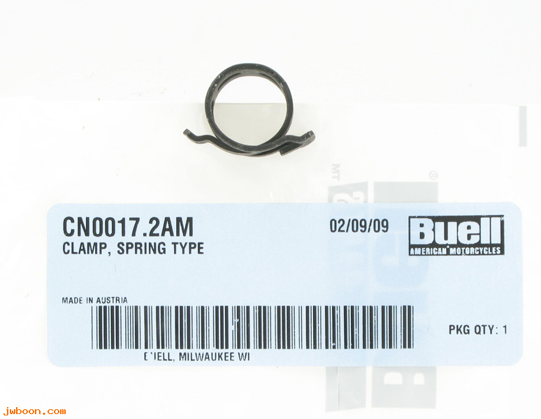   CN0017.2AM (CN0017.2AM): Clamp, spring type - NOS - Buell 1125R
