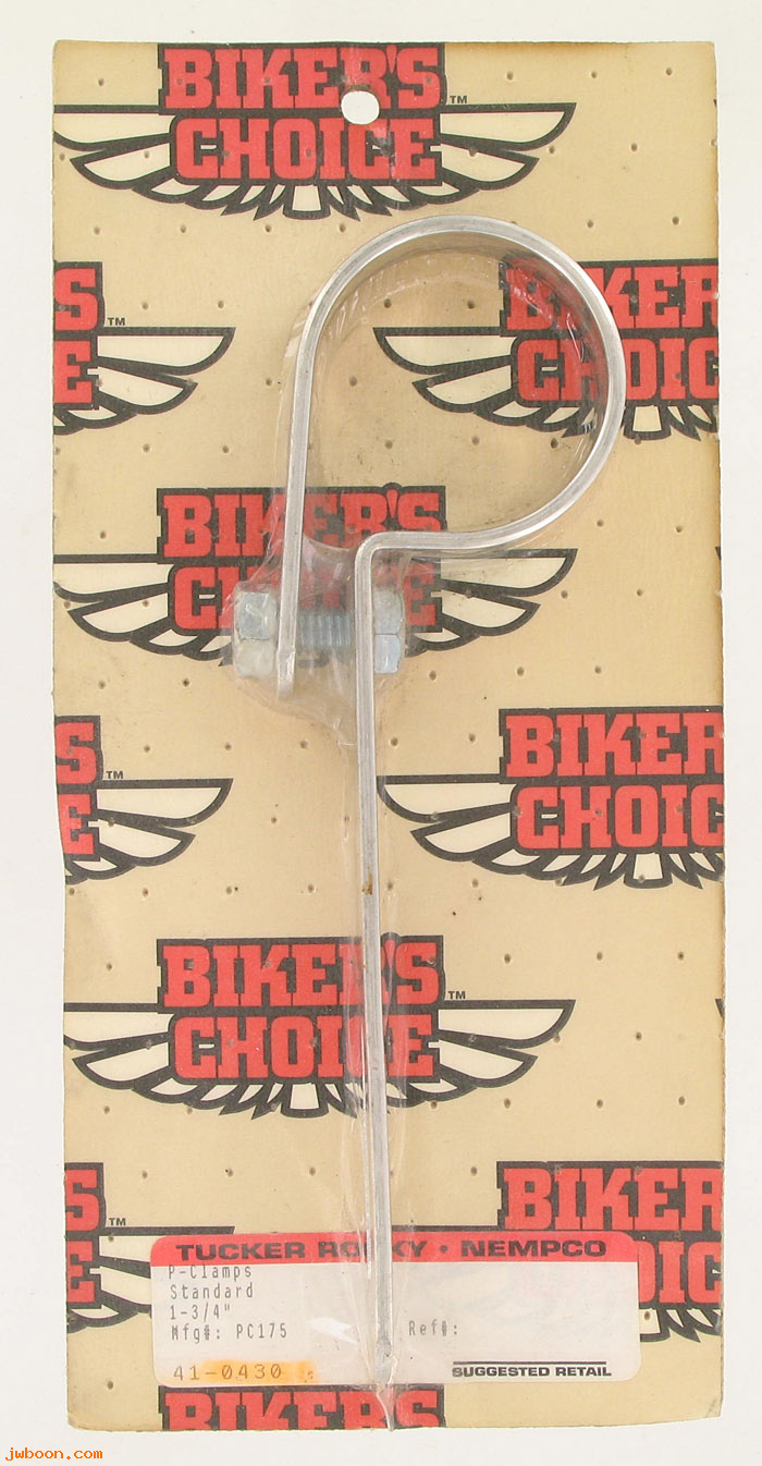 D 41-0430 (410430): Biker's Choice P-clamp 1 3/4"