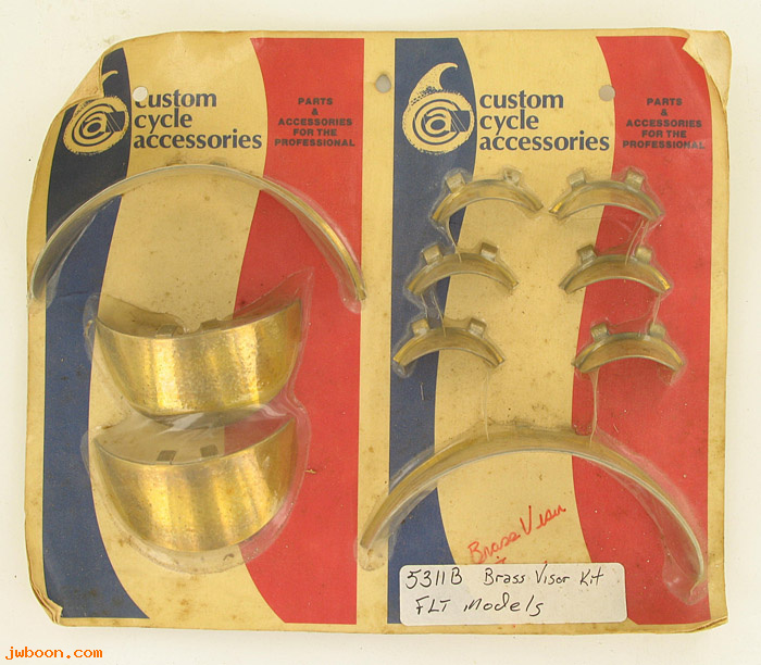 D 5311B (): Brass visor kit for Tour Glide FLT models, in stock