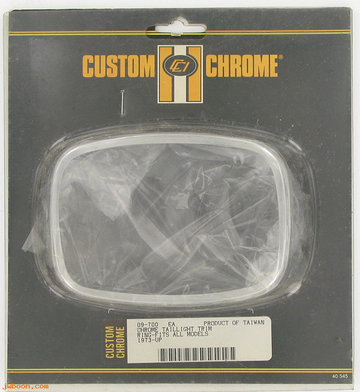 D CC09-700 (): Custom Chrome taillight trim ring, in stock