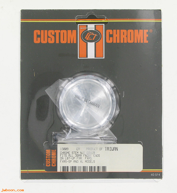 D CC13-009 (): Custom Chrome stem nut cover 39mm front end