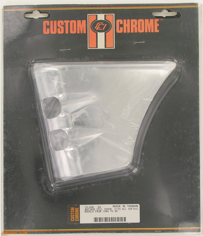 D CC15-206 (): Custom Chrome "antique" coil cover Softail