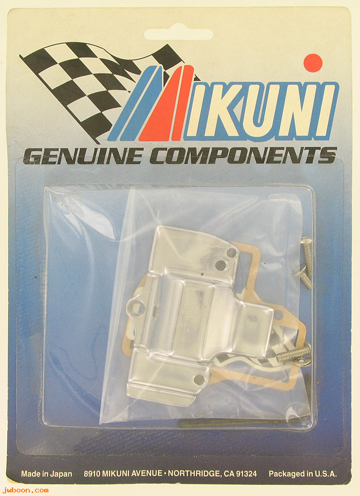 D CC23-794 (KHS-028): Mikuni chrome top cover, plain - 42/45mm carburetors