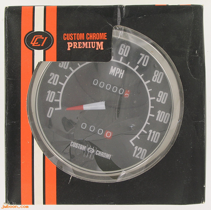 D CC25-962 (): Custom Chrome Speedometer 2:1 ratio