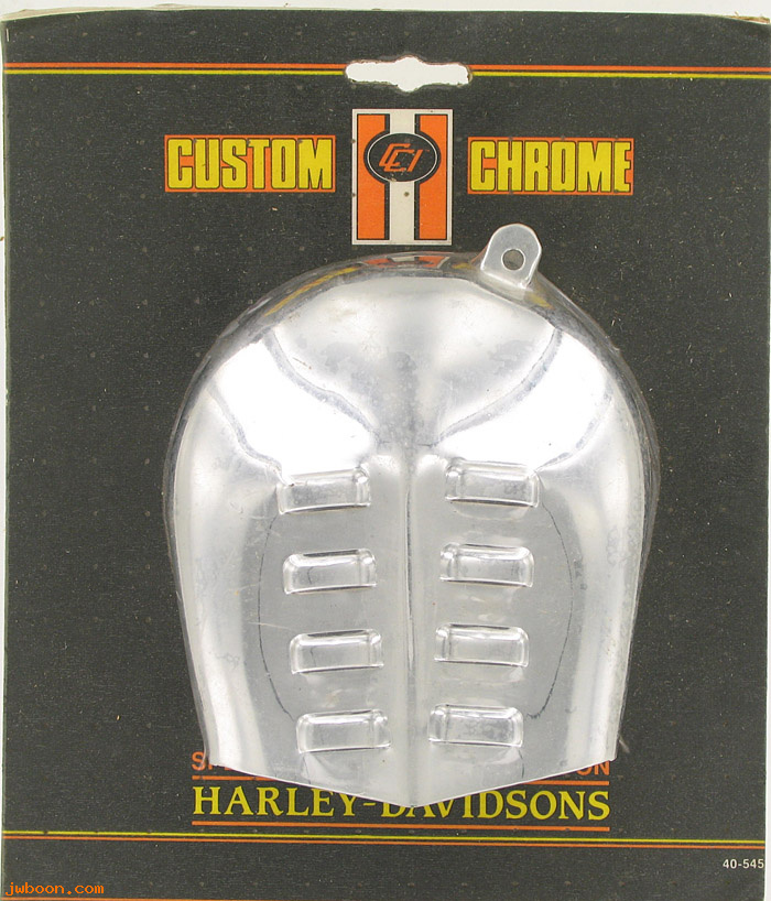 D CC28-158 (69017-76T): Custom Chrome louvered horn cover