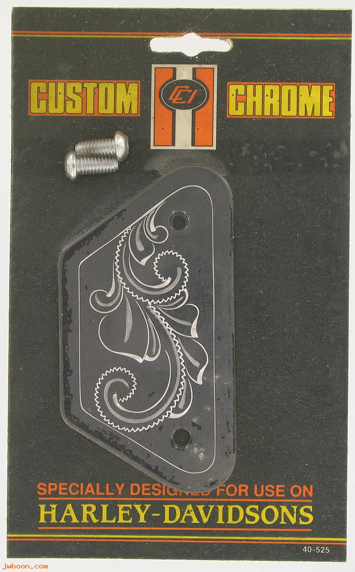 D CC37-006 (): Custom Chrome black anodized engraved FXR trim panel