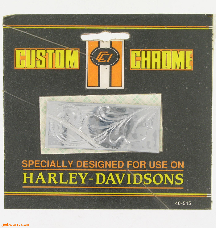 D CC37-096 (): Custom Chrome chrome engraved fork reflector insert