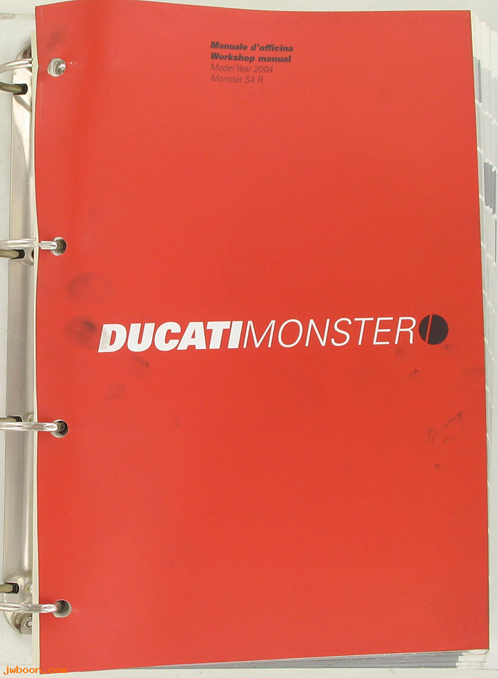 D D10 (): Ducati Monster S4R original workshop manual 2004