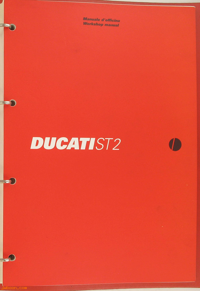 D D55 (): Ducati 998S original workshop manual 2002