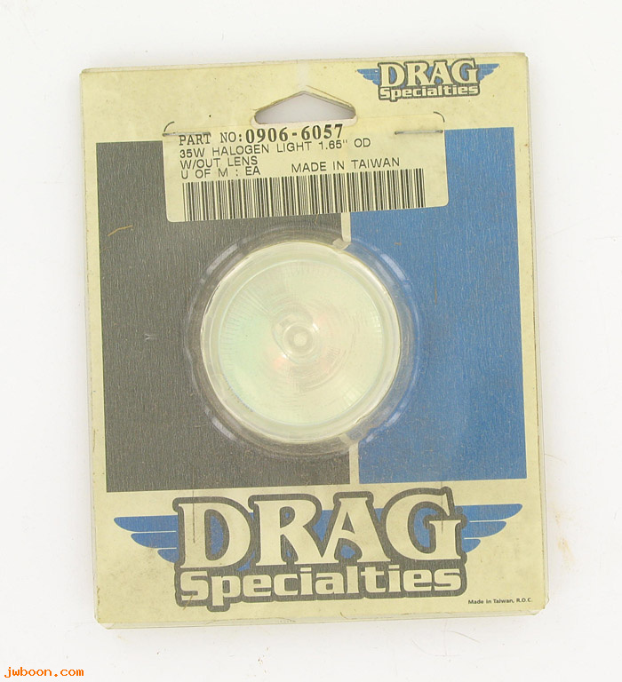 D DS-09066057 (): Drag Specialties 35W halogen light 1.65" OD without lens