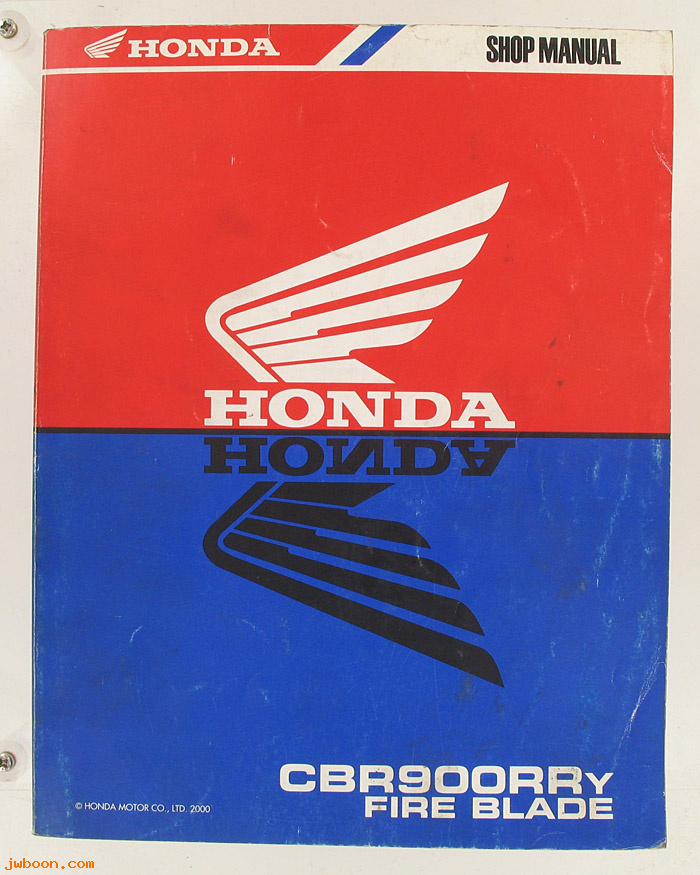 D H44 (): Honda CBR900RRy original shop manual, werkplaatsboek 2000