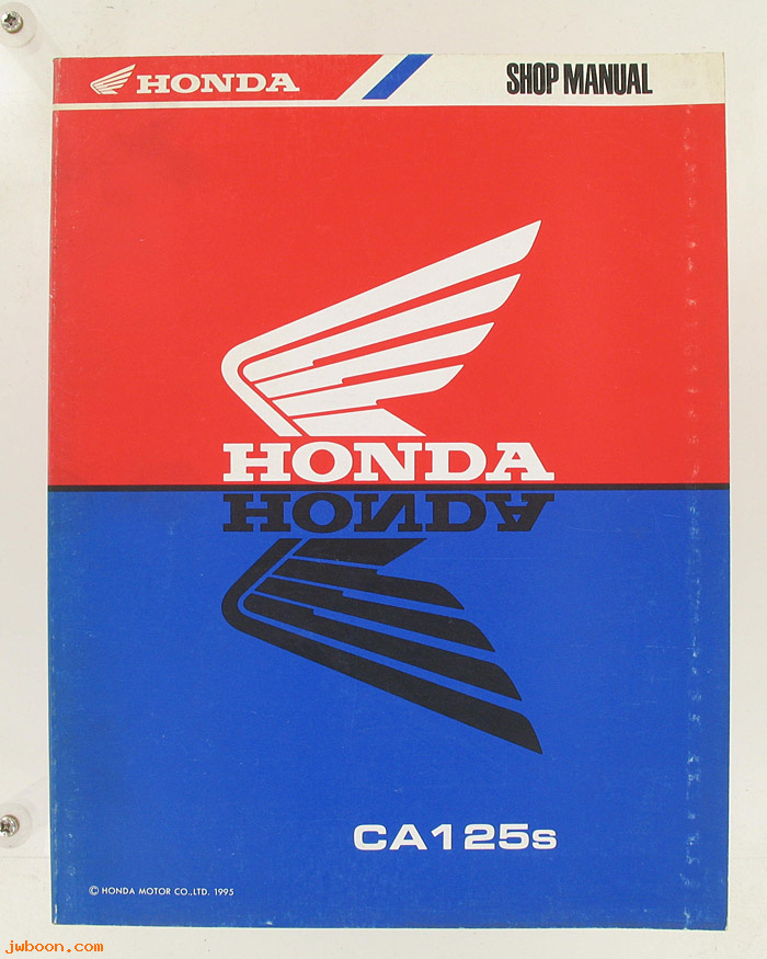 D H53 (): Honda CA125s original shop manual, werkplaatsboek 1995