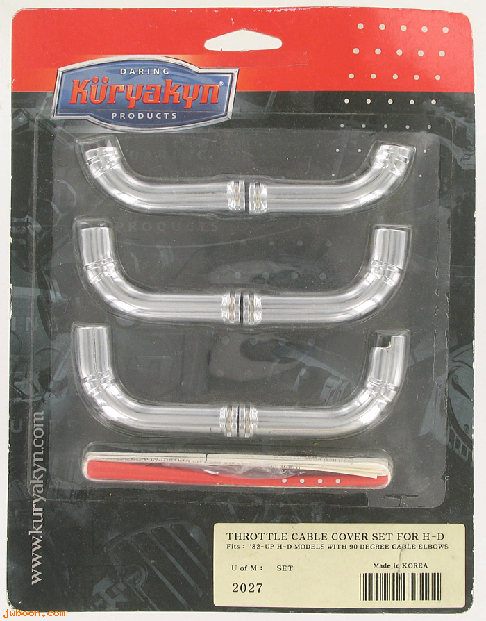 D K2027 (): Kuryakyn throttle cable elbow cover set