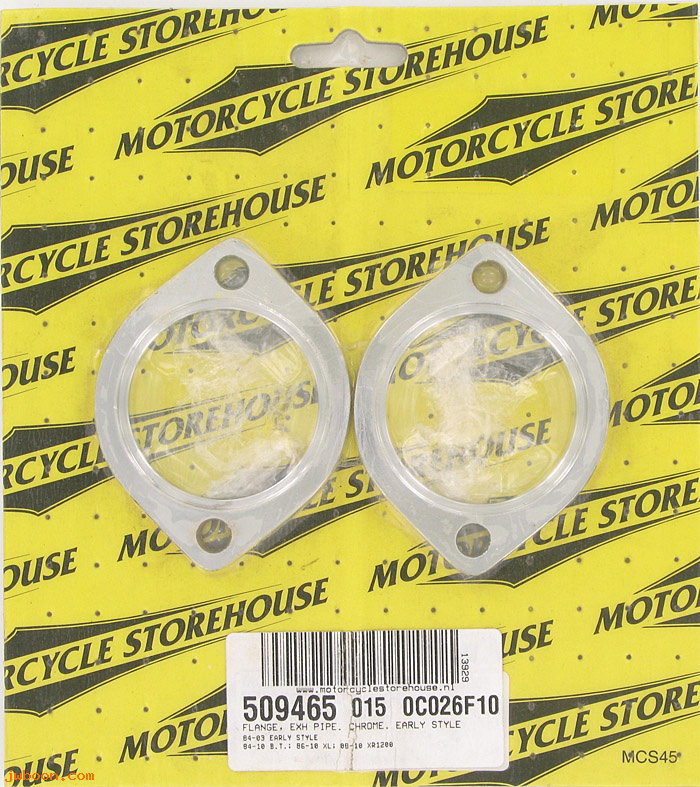 D MS509465 (): Early style exhaust flange pair