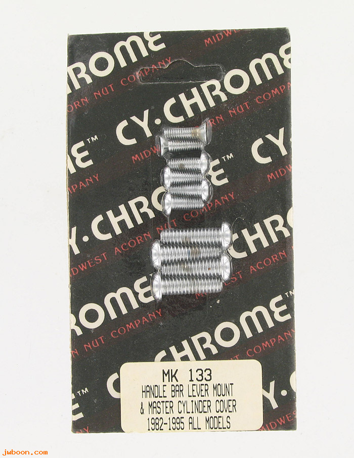 D RF150-2133 (MK133): CY-Chrome hex button head handlebar and m/c screw kit '82-'95