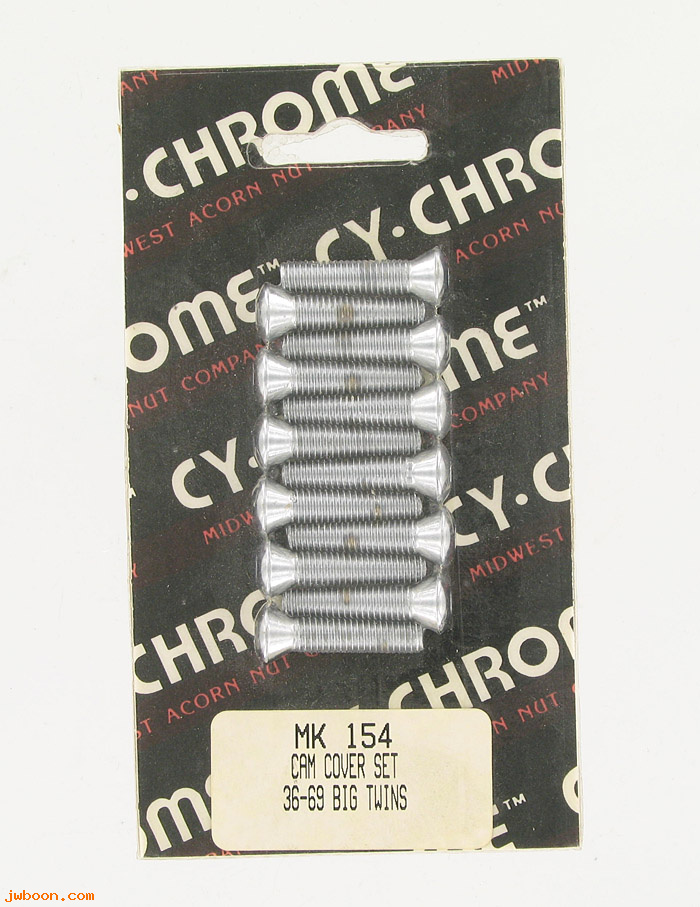D RF150-2154 (MK154): CY-Chrome Cam cover oval head Allen screws '36-'69