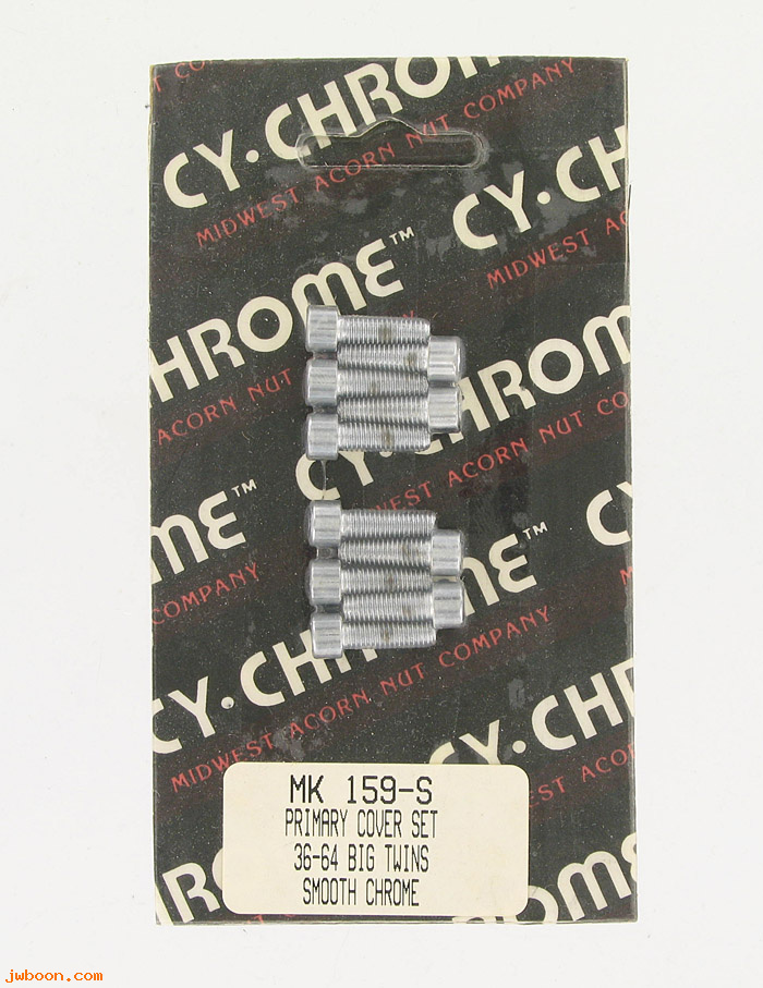 D RF150-21591 (MK159-S): CY-Chrome Smooth Allen head primary cover screws '36-'64