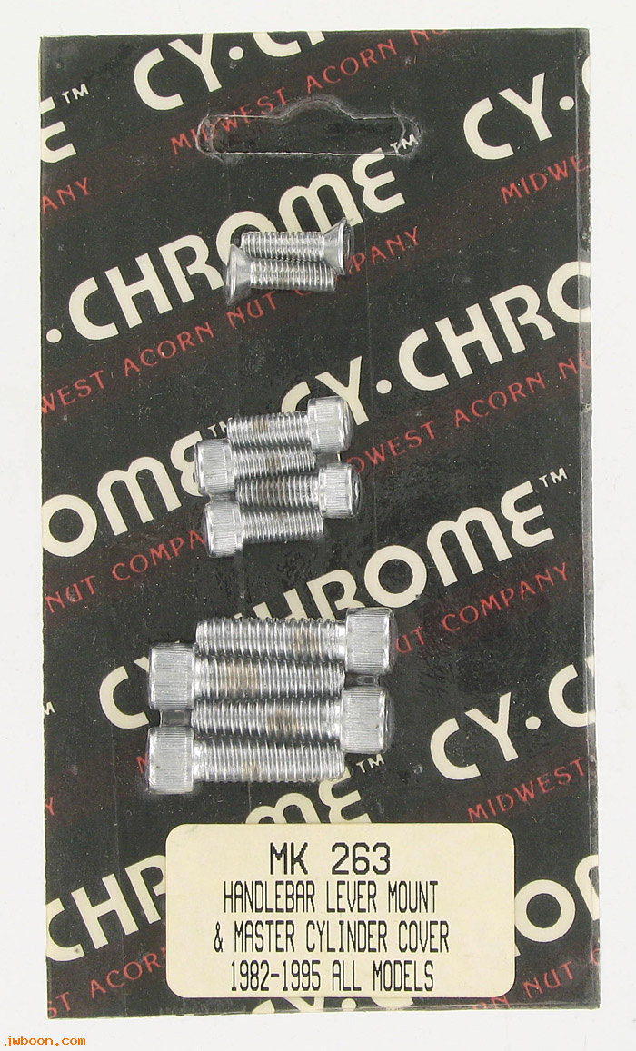 D RF150-2263 (MK263): CY-Chrome Allen head handlebar lever mount '82-'95