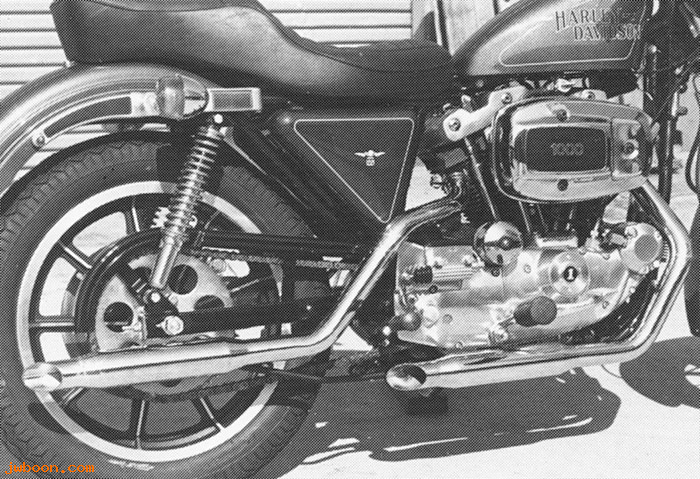 D RF325-1044 (): Roffes exhaust system Sportster, XL 1979 - Cycle Shack