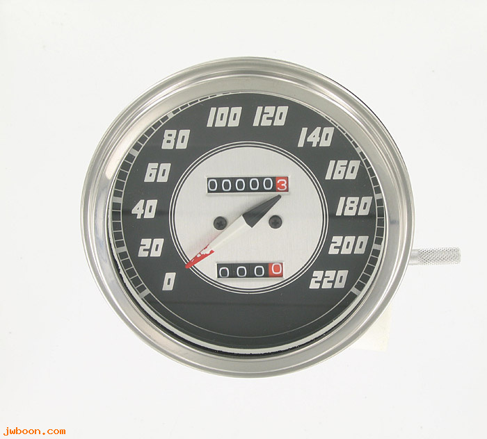 D RF355-4600 (Emgo 07-43631): Speedometer - Kilometers - 1:1 - '62-'80
