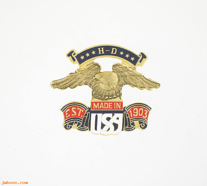 D RF375-5942 (): Roffes - H-D Made in USA emblem - 5cm