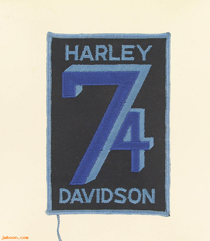 D RF375-6114 (): Roffes - Emblem "Harley 74 Davidson" - 14,5x10cm