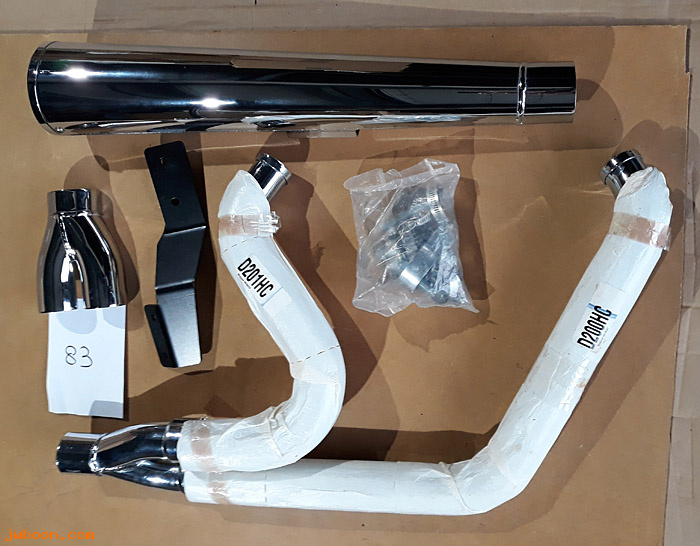 D ZE83 (17521): Vance & Hines Pro pipe exhaust system - Softail '86-'06