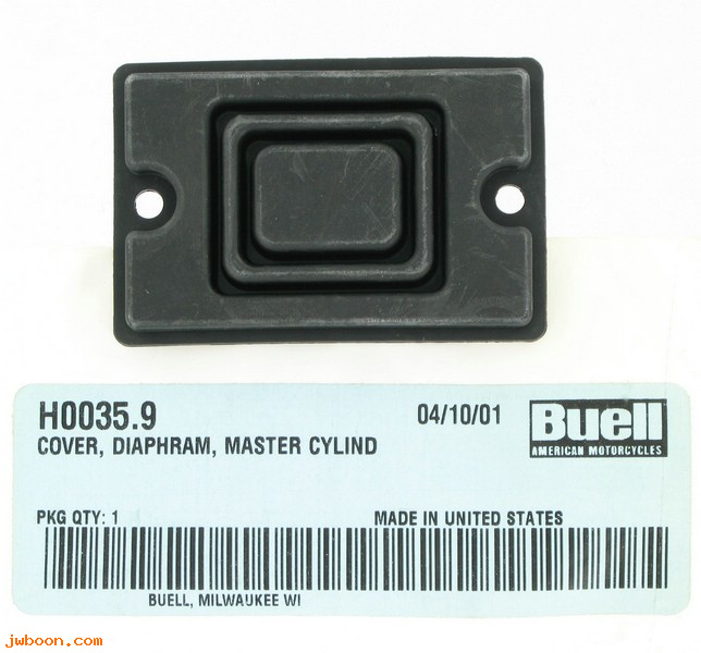   H0035.9 (H0035.9): Cover, front master cylinder diaphram -NOS- Buell XB,Blast,1125R