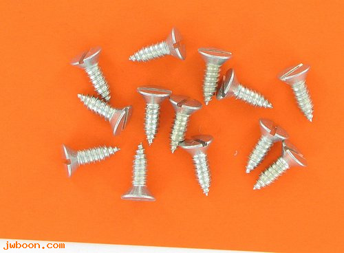 H 03140015 (): 14 x 3/4"  flat head slotted sheet metal screw