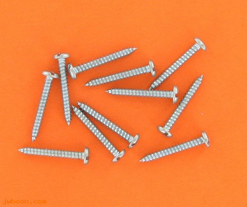 H 04060020 ():  6 x 1"  pan head slotted sheet metal screw