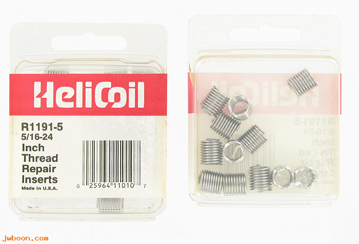 H R1191-5 (): Set Heli-coil inserts 5/16"-24 thread