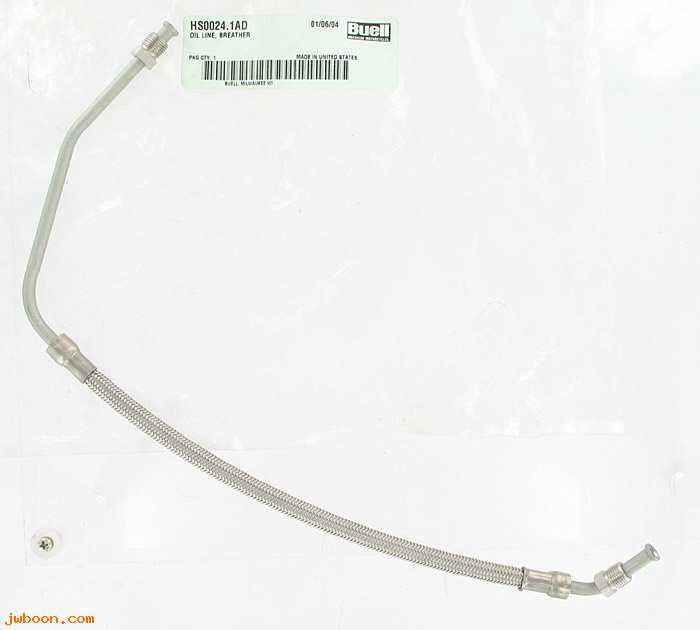   HS0024.1AD (HS0024.1AD): Oil line - breather - NOS - Buell XB