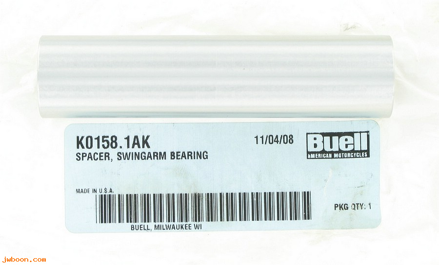   K0158.1AK (K0158.1AK): Spacer - swingarm bearing - NOS - Buell XB, 1125R