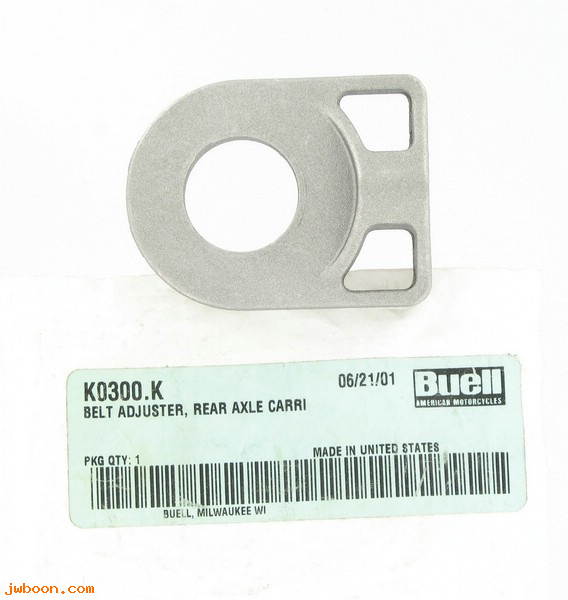   K0300.K (41134-99Y): Belt adjuster, rear axle carrier - NOS - Buell M2, S3, X1 99-02