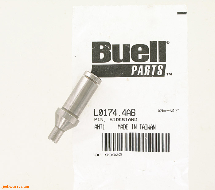   L0174.4A8 (L0174.4A8): Pin, side stand - NOS - Buell XB