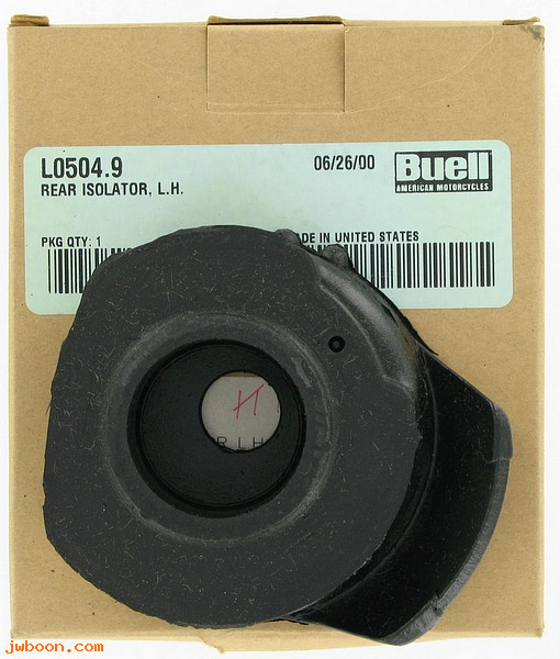   L0504.9 (L0504.9): Rear isolator - left - NOS -  - Buell M2, S3, X1 '00-'02