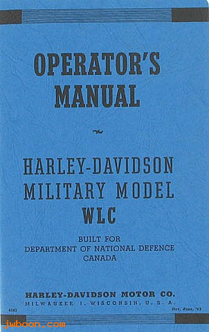 L 545 (): WLC operators manual June '43 ( WL, WLA, WLC, WLD, Servi-car)