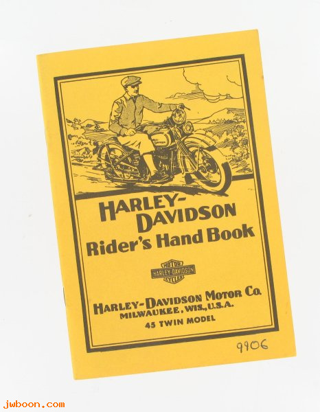 L 563 (99462-35 / 13862-35): Riders handbook 1935   45's, RL, in stock