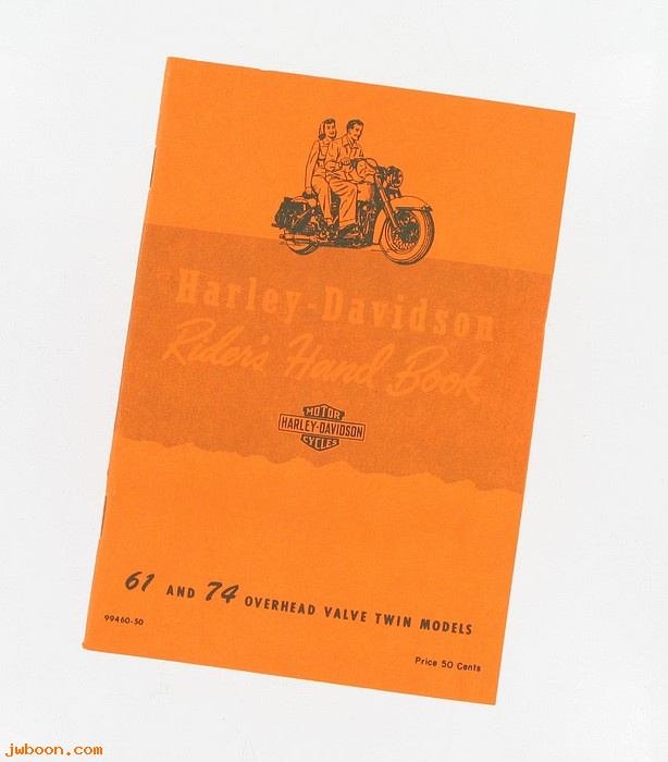 L 565C (99460-50): Riders handbook 1948-1954 Panhead, in stock