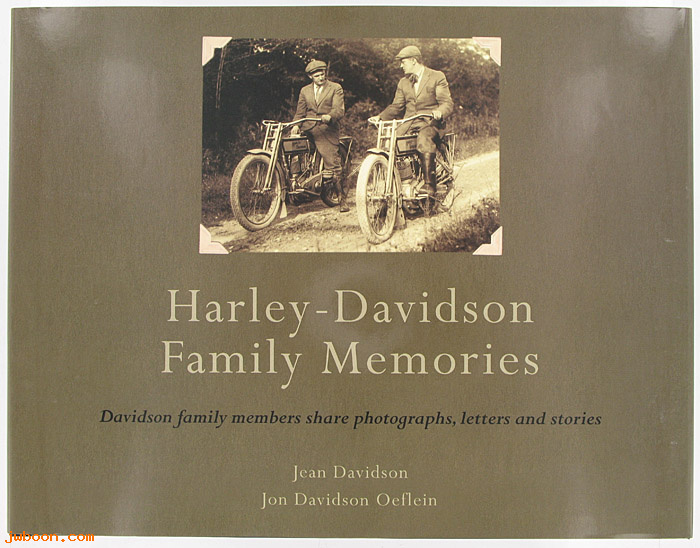 L 676 (): Book - H-D family memories - autographed by Jean Davidson